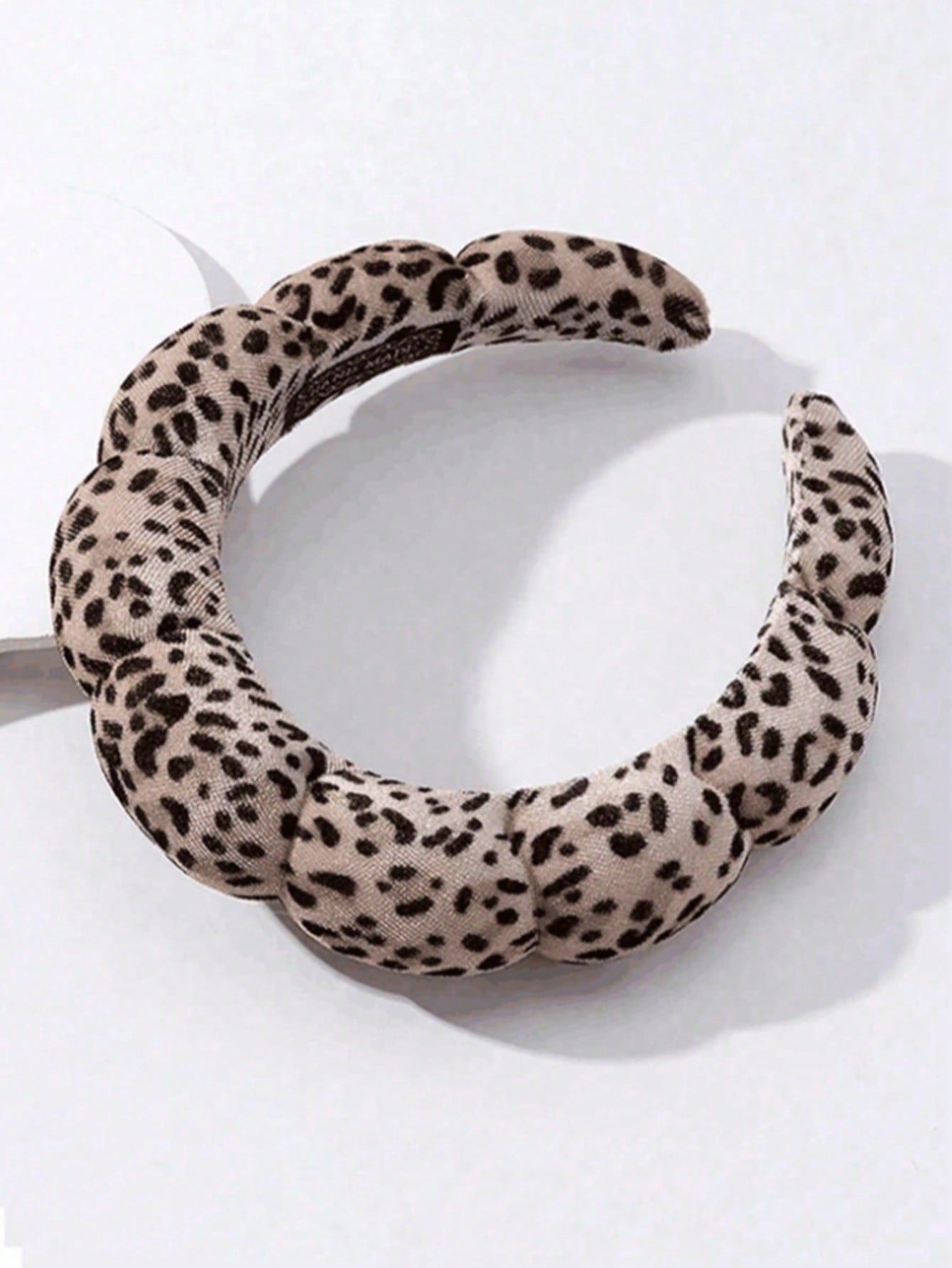 1pc Leopard Print Headband, Makeup Headband, Women's Facial Care Hair Clip, SPA Gift, Party, Daily Outings, Portable Lightweight Headband, Hair Hoop Headband