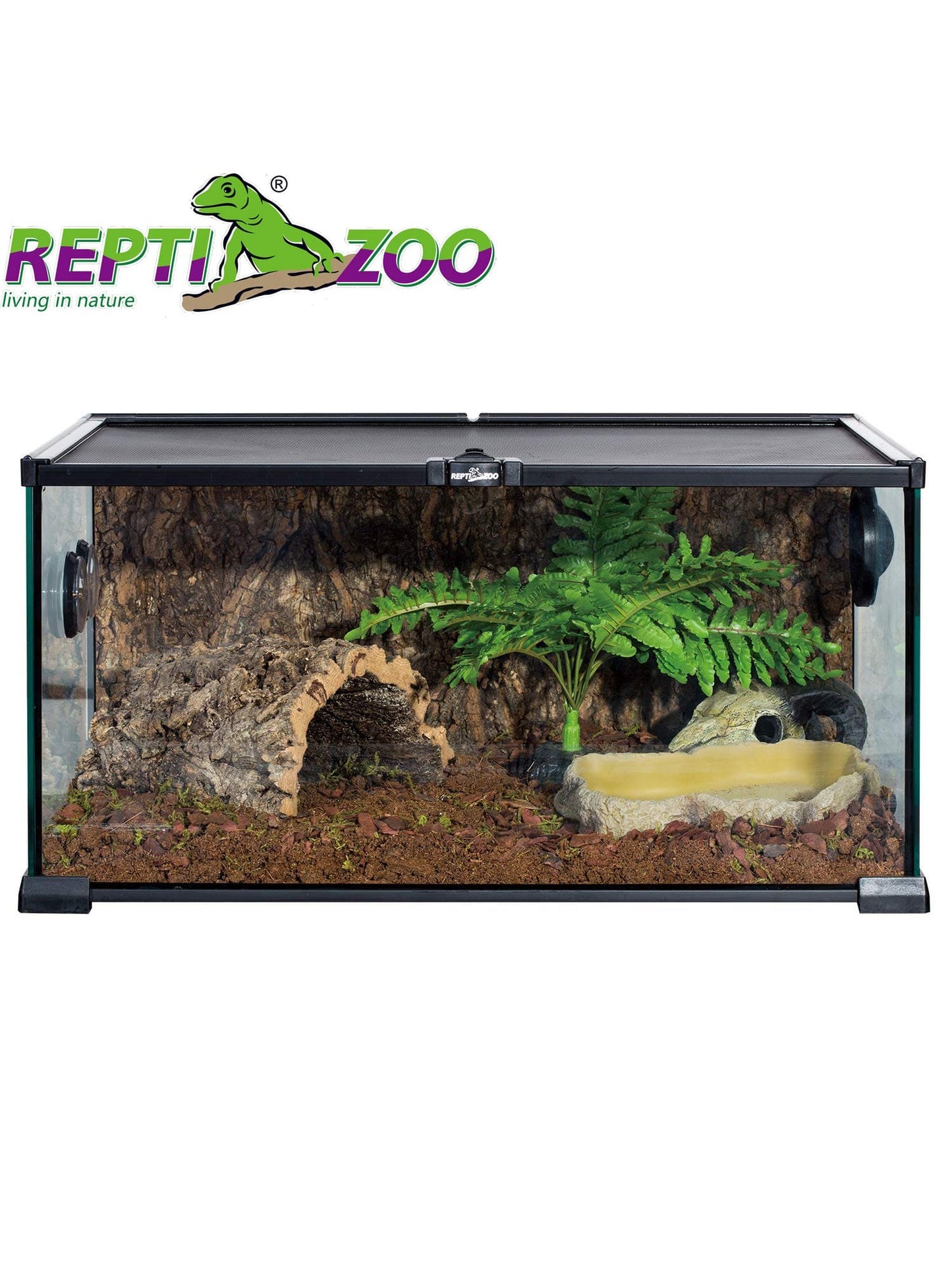6.8" x 5" x 1.3" Reptile Food Dish Terrarium Water Bowl Food Feeding Bowl for Reptile Amphibian Pets Medium