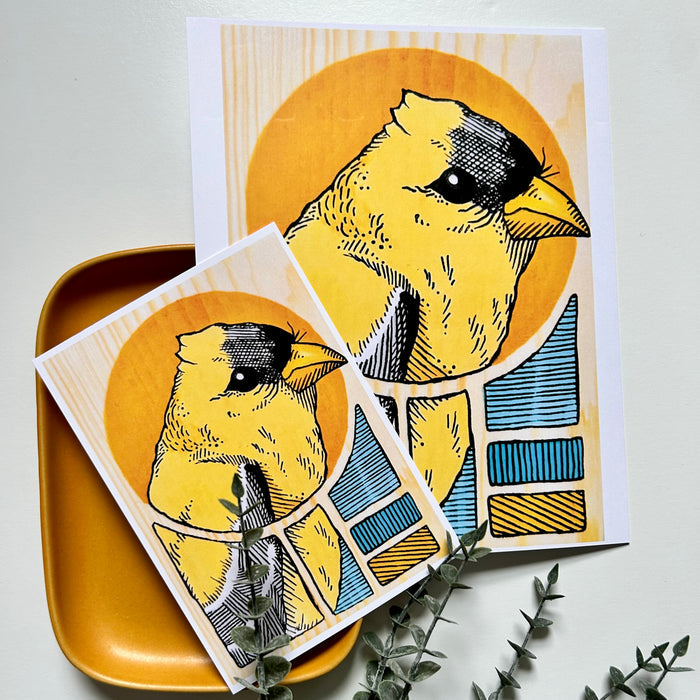 American GoldFinch Print