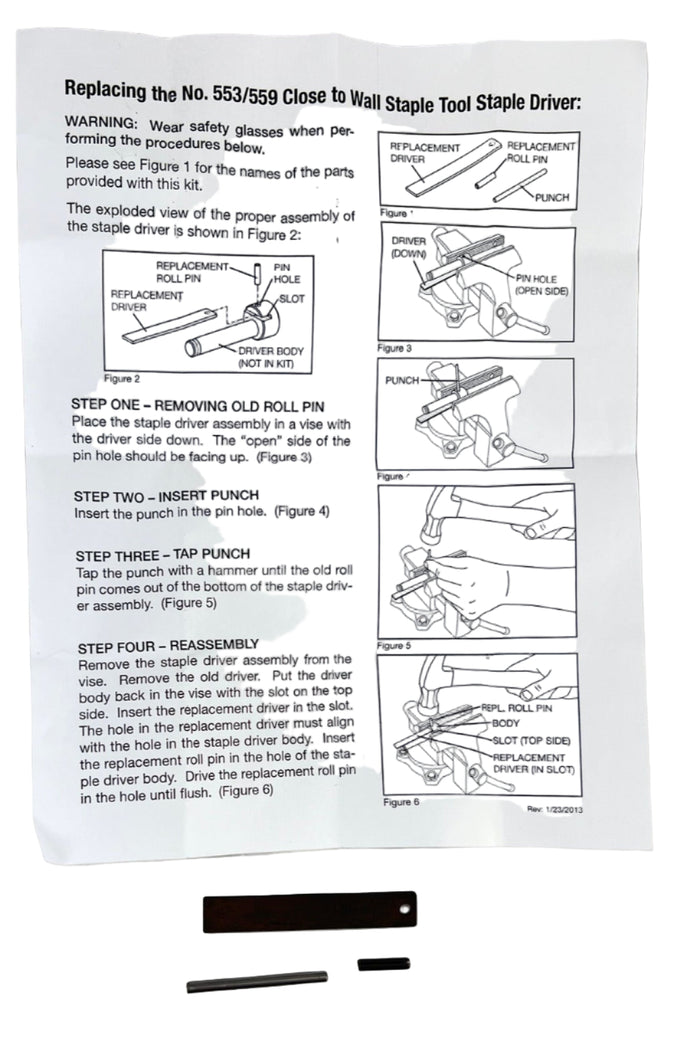 Crain No. 1559-A Repl. Staple Driver Kit (No. 559)