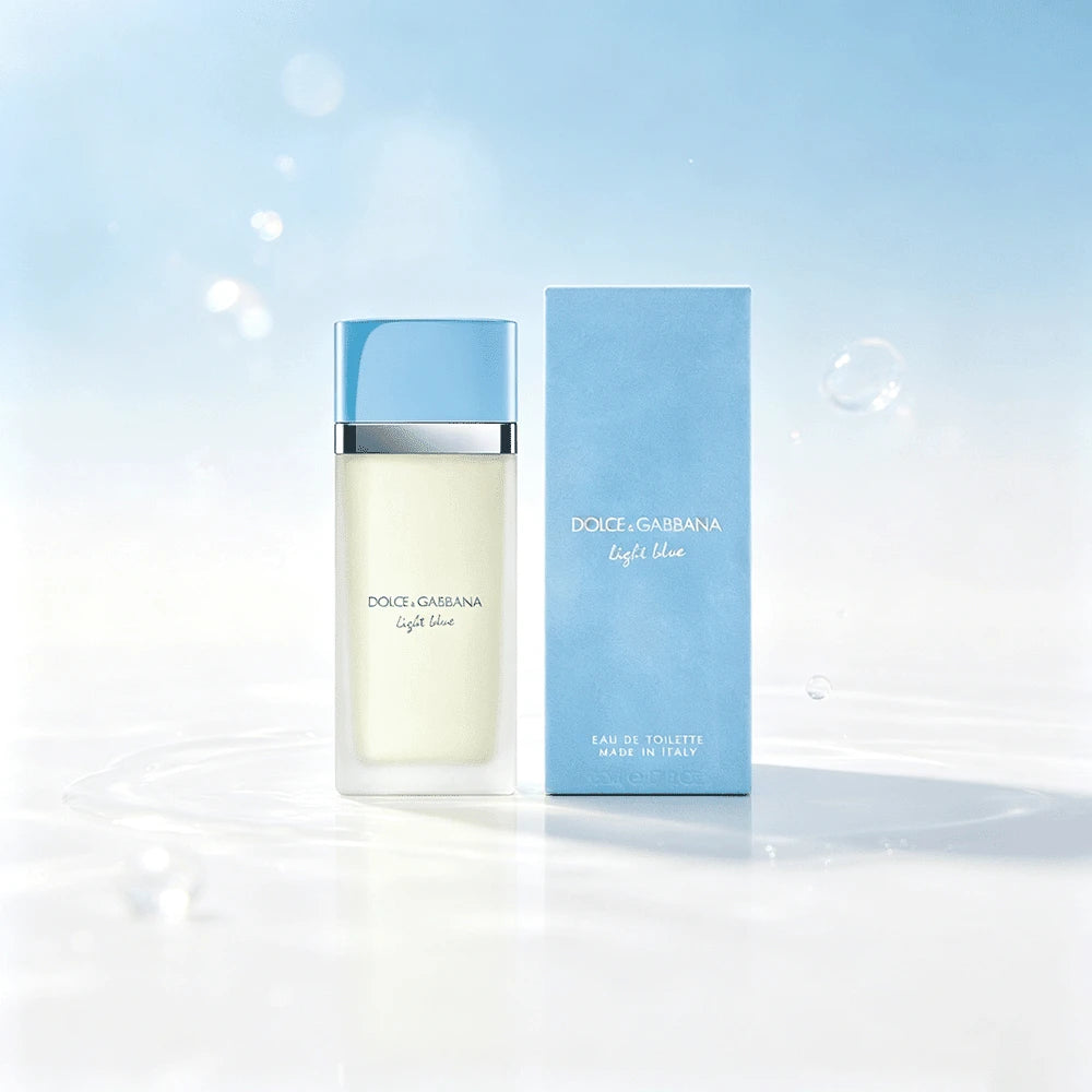Dolce Gabbana Dolce & Gabbana Light Blue Eau De Toilette 100ml Top Sicilian Lemon Granny Smith Apple Cedar Bellflower Middle Jasmine Bamboo Rose Base Cedar Musk Amber Fragrance Frosted Square Bottle L