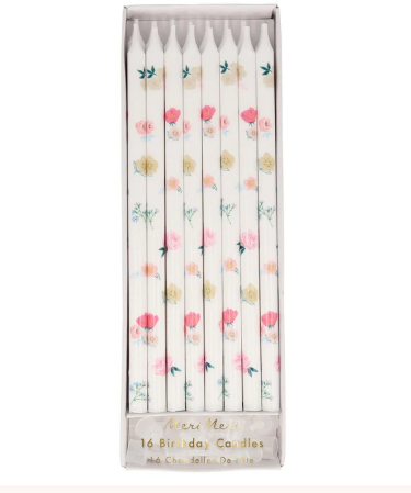 Floral Pattern Candles