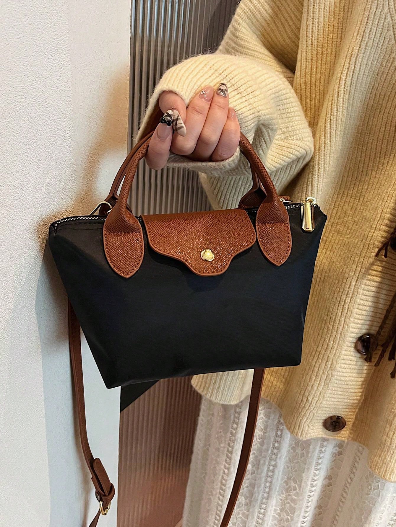 New Women Nylon Casual Tote Shoulder Bag Crossbody Dumpling Handbag