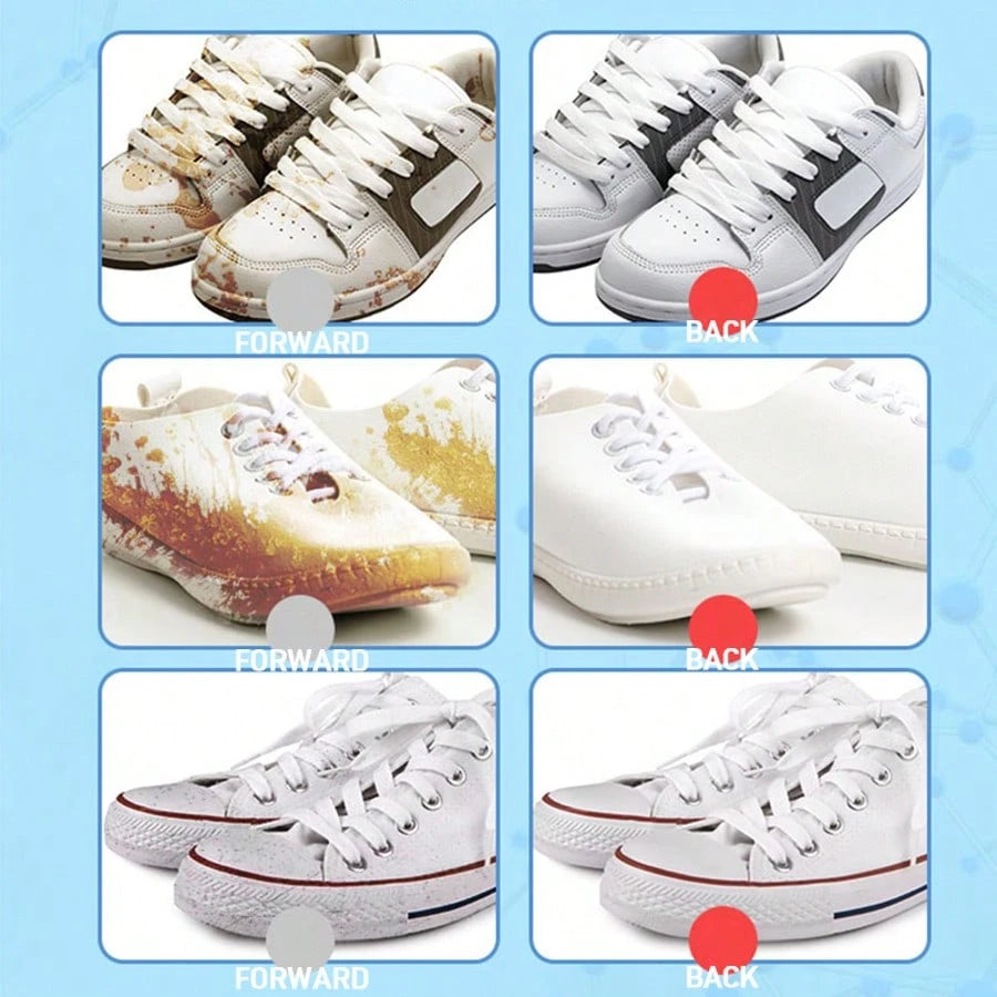 Nuokaiqi White Shoe Cleaning Cream, A Whitening And Decontamination Agent For Leather, Car Interiors And Genuine Faux Leather Sofas, A Multi-Purpose Cleaner With Sponge Outdoor Casual Cute Alumi
