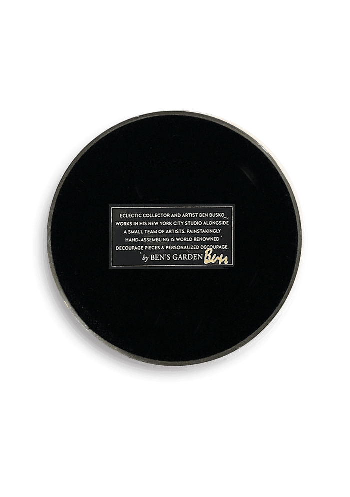 Pink Dahlia Blossom French Crystal Dome Paperweight - Ben's Garden