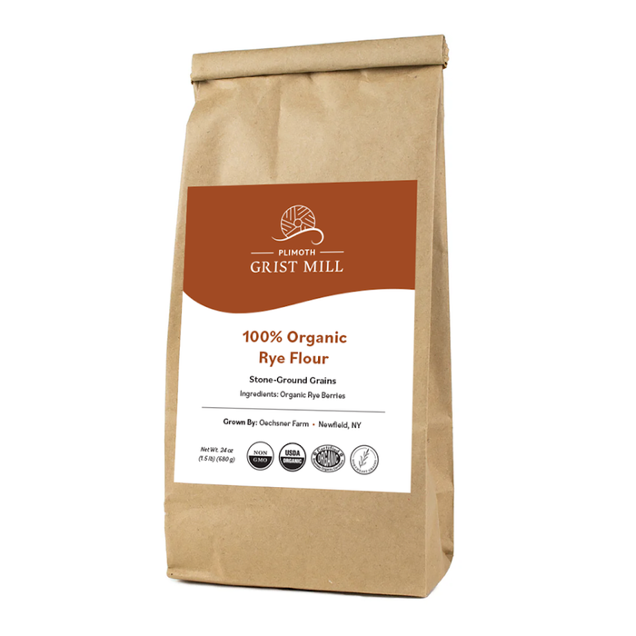 Plimoth Grist Mill Organic Rye Flour
