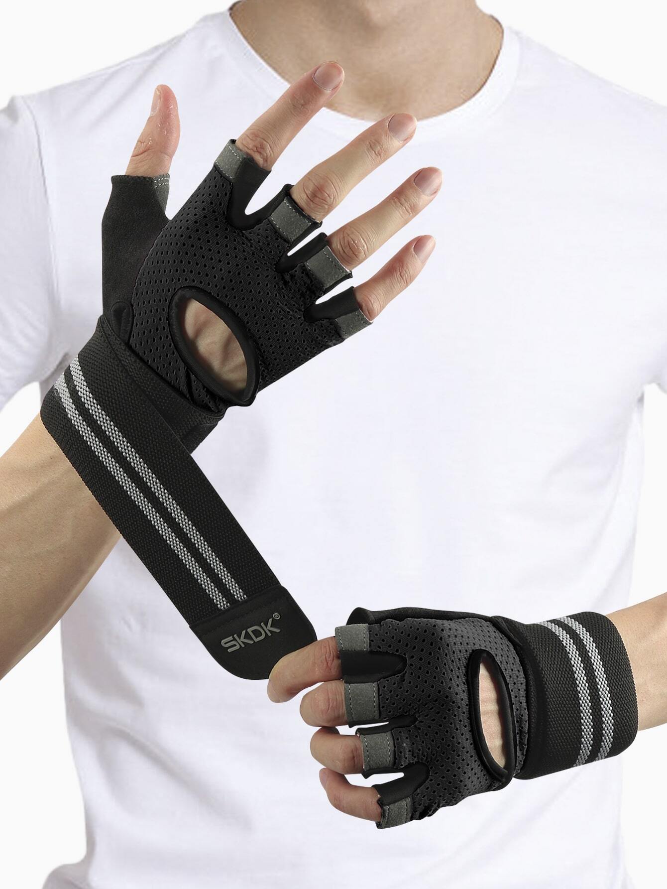 SKDK Workout Gloves For Men And Women, Weight Lifting Gloves With Excellent Grip, Lightweight Gym Gloves For Weightlifting, Cycling, Exercise, Training, Pull Ups, Fitness, Climbing And Rowing