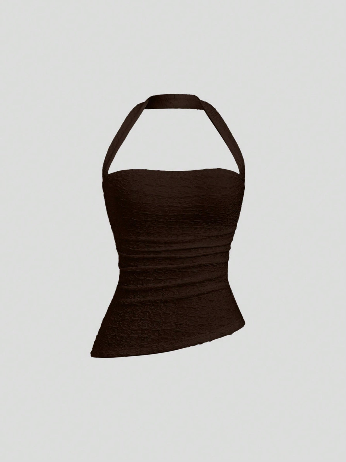 Sweetra Women's Plain Halter Neck Simple Camisole, Casual For Daily Wear Y2K