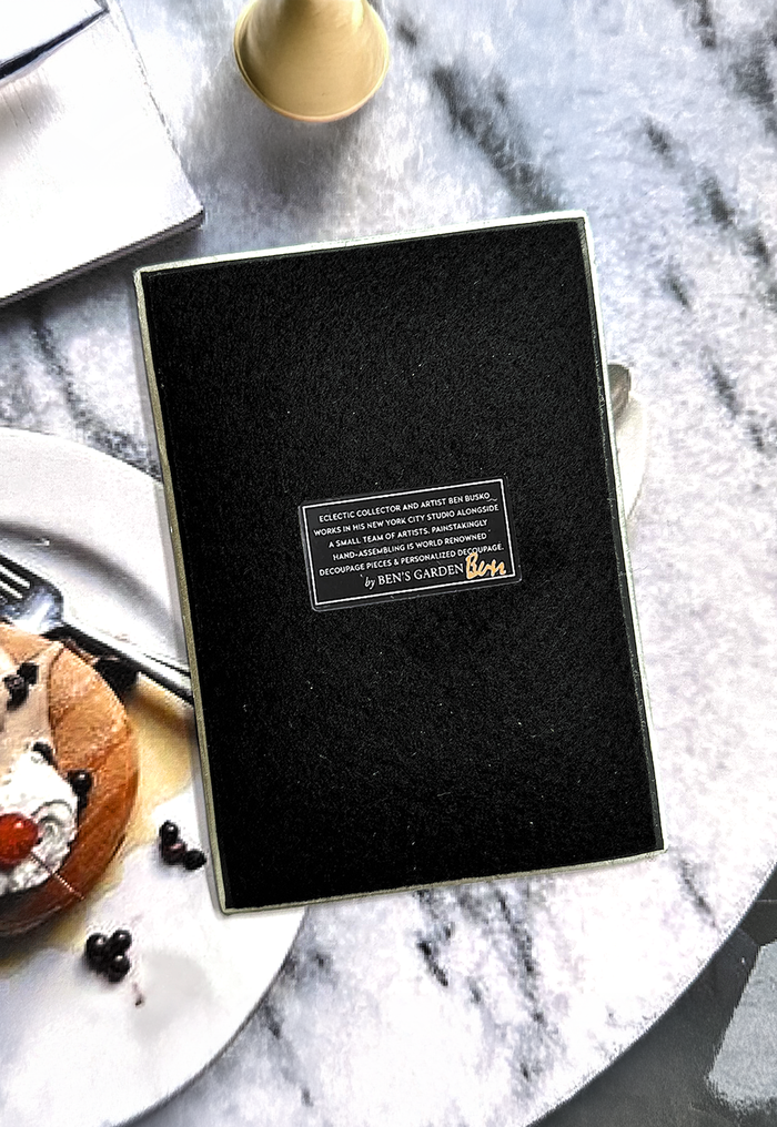 The Tree of Knowledge Decoupage Glass Tray - Ben's Garden