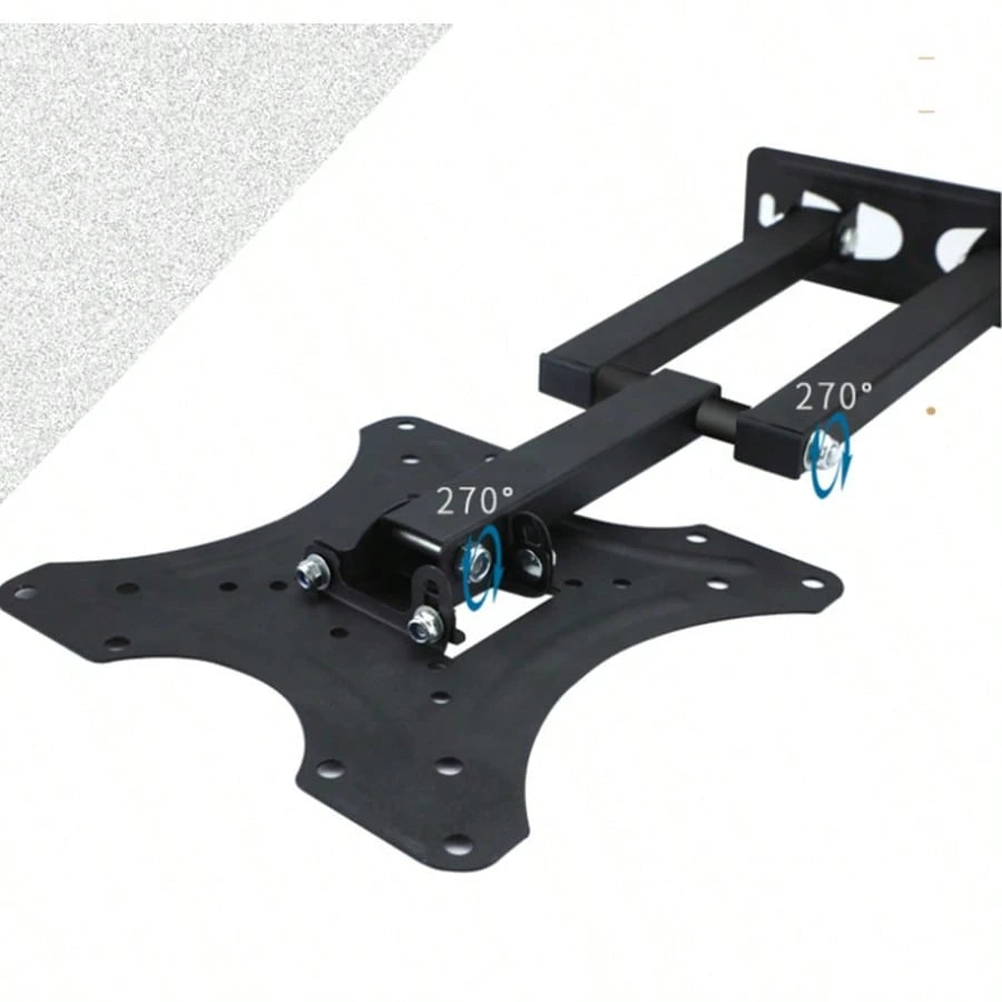Tilt Swivel TV Wall Mount Full Motion Articulating Bracket Steel TV Wall Bracket Installation, Rotation, Tilt, All-Round Movement Suitable For 32-55 Inch LCD LED Plasma TV
