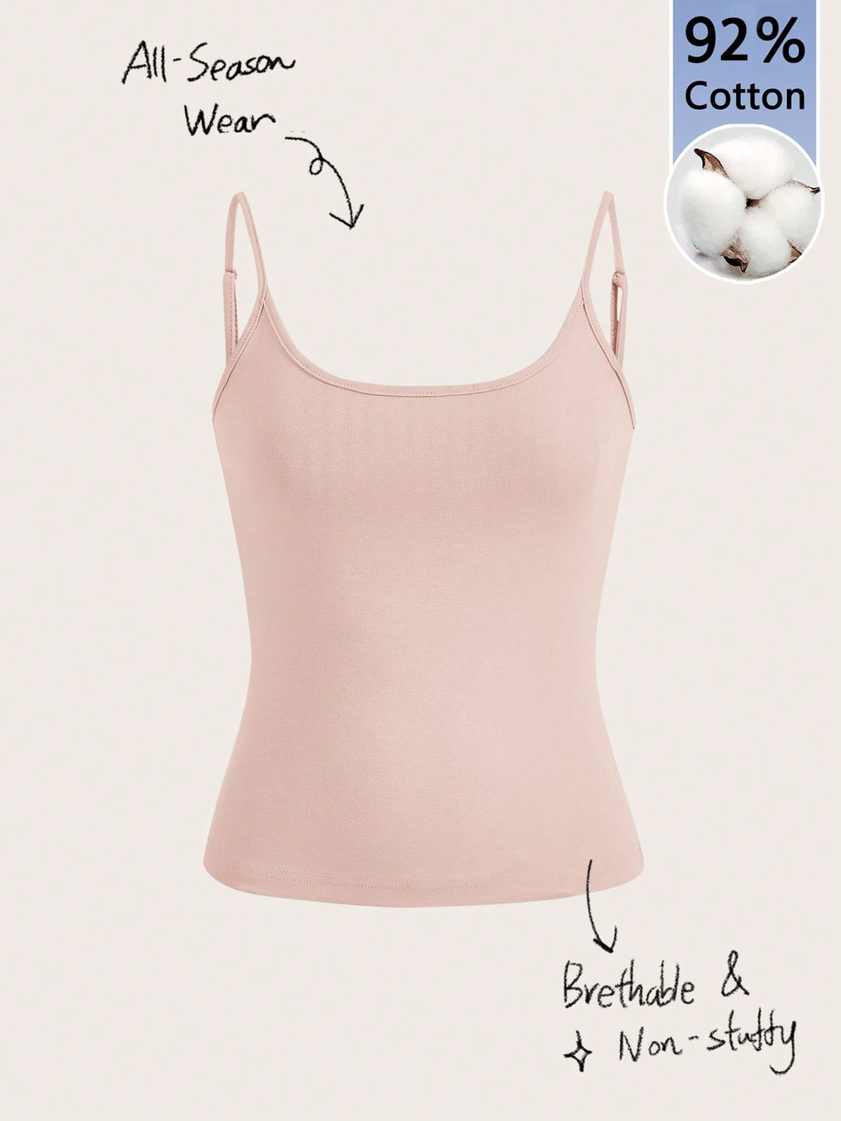 Tseoso Solid Cami Top