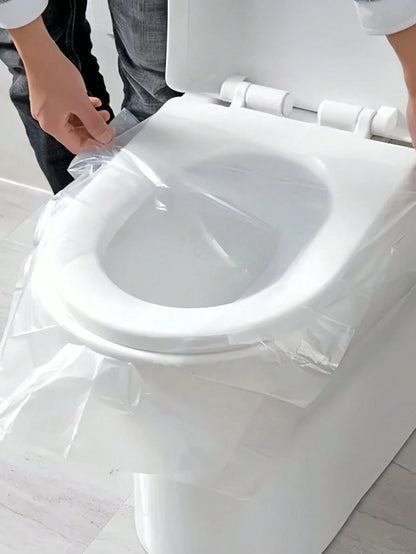 1/10/50pcs Disposable Travel Toilet Seat Cover Portable Travel Business Toilet Mat Waterproof Portable Toilet Paper Mat Travel Essential/Holiday Essentials/Bathroom/Travel Essentials/Camping/Travel/T