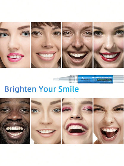 1/2/3/4pcs/Box Teeth Whitening Pen Teeth Whitening Gel Travel Kit, Removes Coffee/Tea Stains, Personal Oral Care, Gift For Women, Girls, Parents