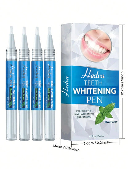 1/2/3/4pcs/Box Teeth Whitening Pen Teeth Whitening Gel Travel Kit, Removes Coffee/Tea Stains, Personal Oral Care, Gift For Women, Girls, Parents