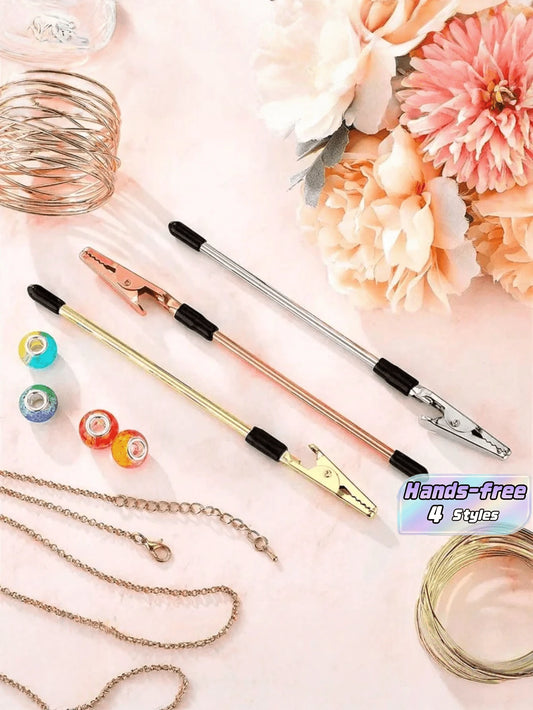 1/2/3/4PCS Bracelet Assist Wear Clip Jewelry Assistant Fastens And Hooks Device Jewelry Bracelet Necklace Watch Buckle Zipper