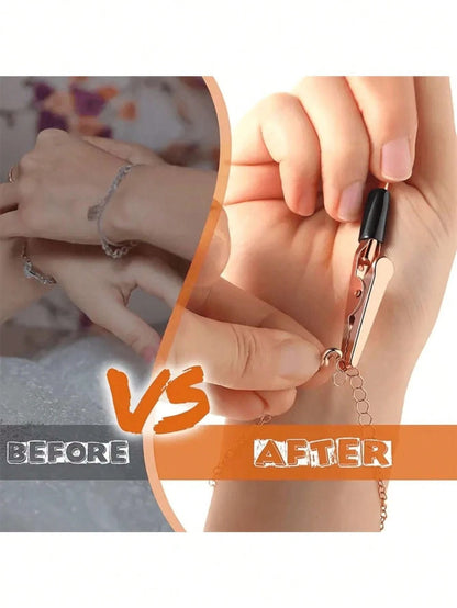 1/2/3/4PCS Bracelet Assist Wear Clip Jewelry Assistant Fastens And Hooks Device Jewelry Bracelet Necklace Watch Buckle Zipper