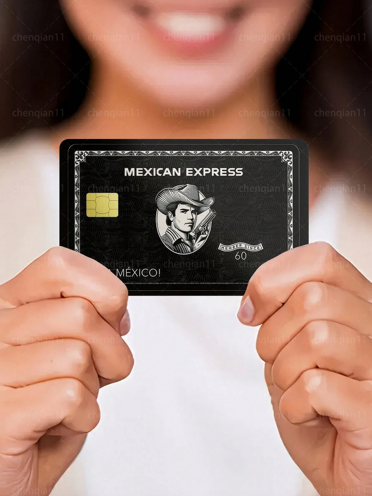 1/2/4/5/10pcs Mexican Cowboy Credit Card Sticker Protector, Mexican Express Long Live Party Birthday Gift, PVC Material Anti-Fingerprint Durable Scratch-Resistant Wear-Resistant, Suitable For Men, Wom