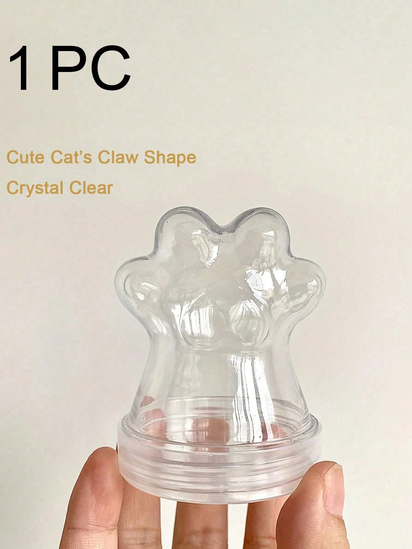 1/2/4/6pcs Cute Cat Paw Shaped Pet Hair Collection Can, Suitable For Collecting Various Pet Hair, Warm Gift For Cat Lovers And Pet Memorial, Unique Emotional Shopping Choice, Minimalist Display, Affec