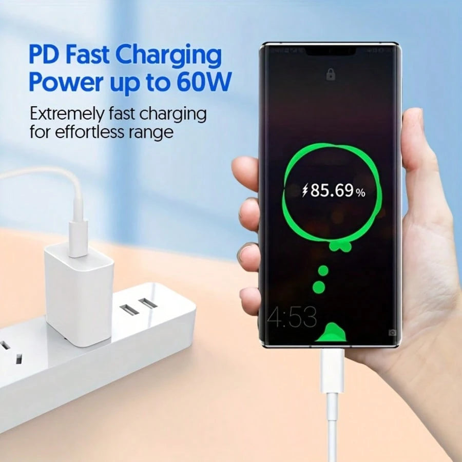 1/2/5 Packs USB C To USB C Fast Charging Cable, 3.3ft/100cm Type-C High-Speed Data Transfer Cable Compatible With IPhone 17 Pro Max/17 Pro/17/16 Pro Max/16 Pro/16/15 Pro Max/15 Pro/15 Plus/15