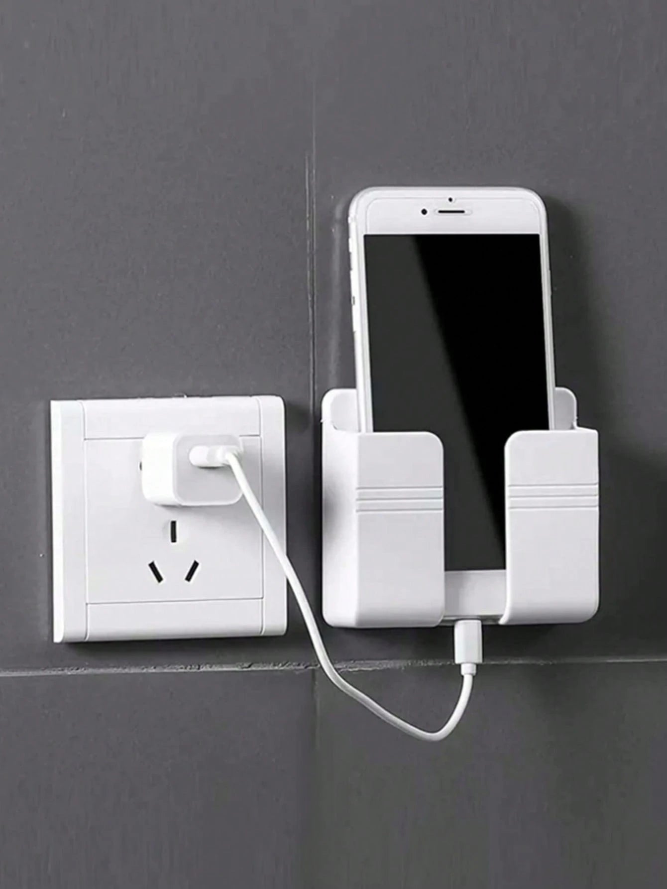 1/2/6 Hole Phone Stand, Wall-Mounted Bracket, Remote Storage Box, Charging Bedside Rack, Phone Support Stand, Phone Stand Base, Phone Stand, Sports Phone Stand, Non-Slip Phone Stand, Foldable Phone St