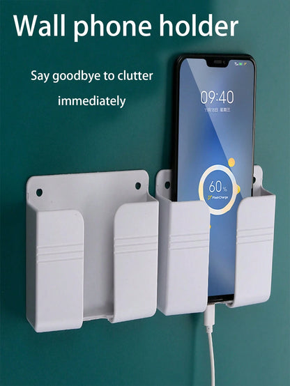 1/2/6 Hole Phone Stand, Wall-Mounted Bracket, Remote Storage Box, Charging Bedside Rack, Phone Support Stand, Phone Stand Base, Phone Stand, Sports Phone Stand, Non-Slip Phone Stand, Foldable Phone St