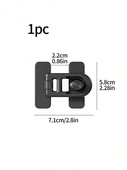 1/2pcs Easy Install Self-Adhesive Fridge/Oven Safety Lock- No Drilling Required, Child Safety Design, Comes With Strong Residue-Free Sticker