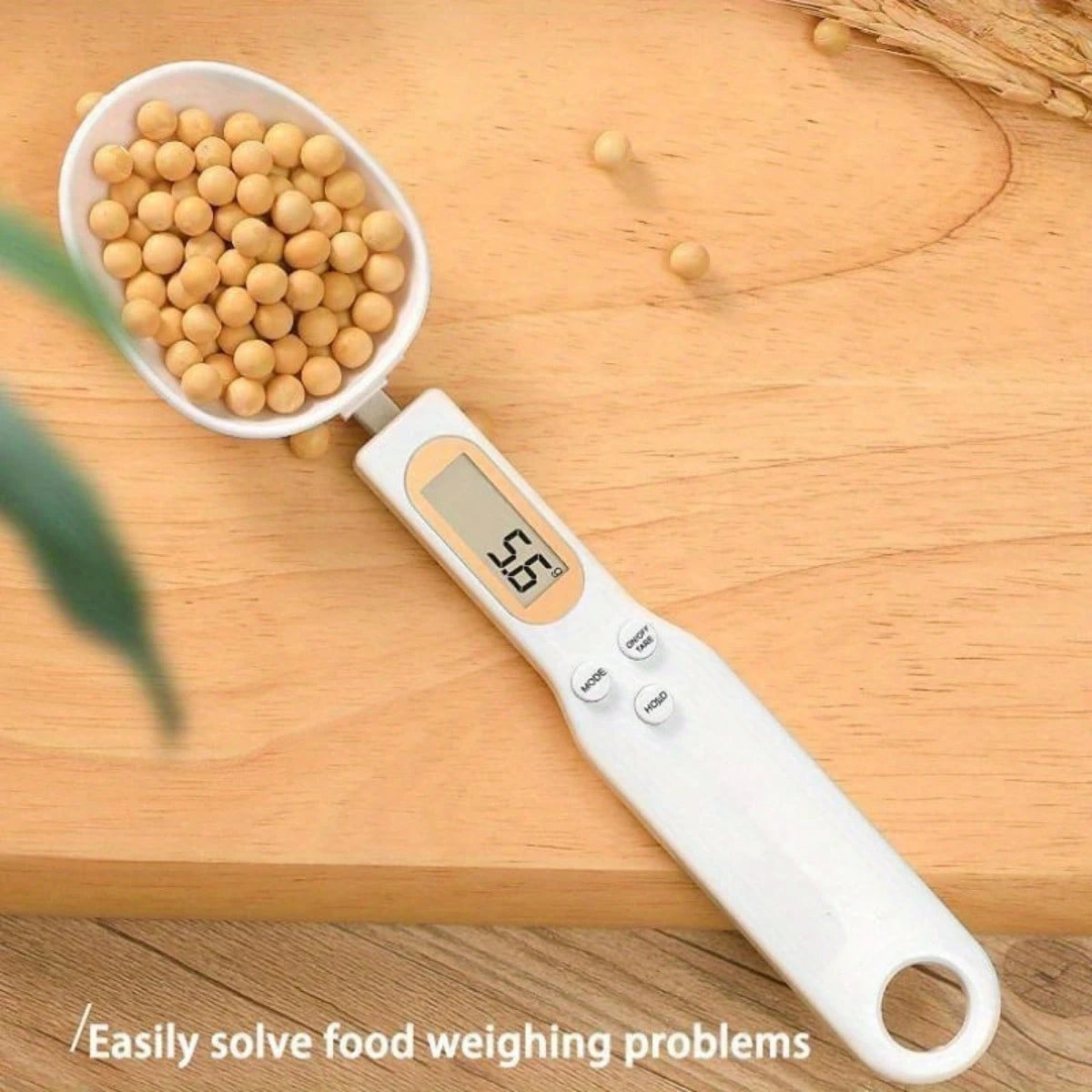 1/2pcs Electronic Kitchen Scale, 0.1g-500g LCD Display Digital Weighing Spoon, Battery Powered, ABS Material, Outdoor Home Kitchen Accessories