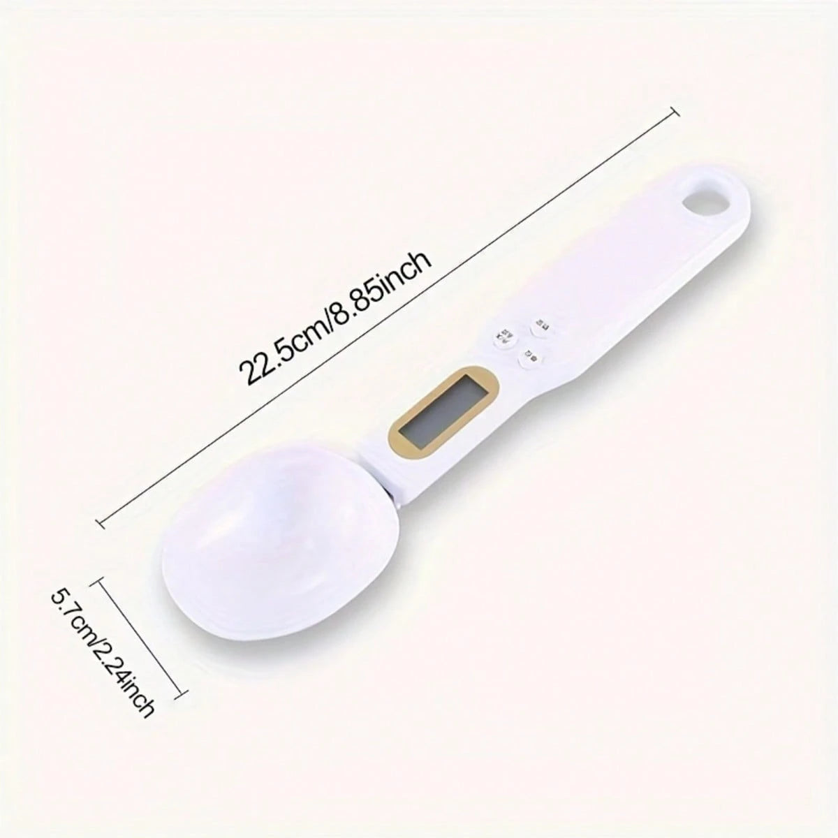 1/2pcs Electronic Kitchen Scale, 0.1g-500g LCD Display Digital Weighing Spoon, Battery Powered, ABS Material, Outdoor Home Kitchen Accessories
