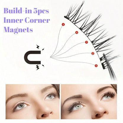1/2pcs Professional Magnetic Eyelash Curler, Lightweight & Portable Magnetic Eyelash Curler, Only Includes Curler