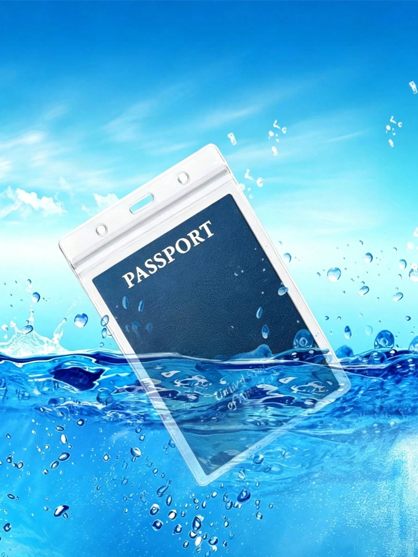1/3/5/8/10/15pcs Extra Large Waterproof Passport Holder, Multifunctional Transparent Passport Card Storage Bag, Essential Travel Companion For Vacation