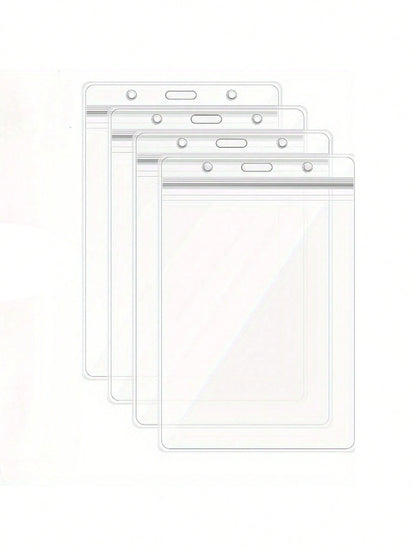1/3/5/8/10/15pcs Extra Large Waterproof Passport Holder, Multifunctional Transparent Passport Card Storage Bag, Essential Travel Companion For Vacation