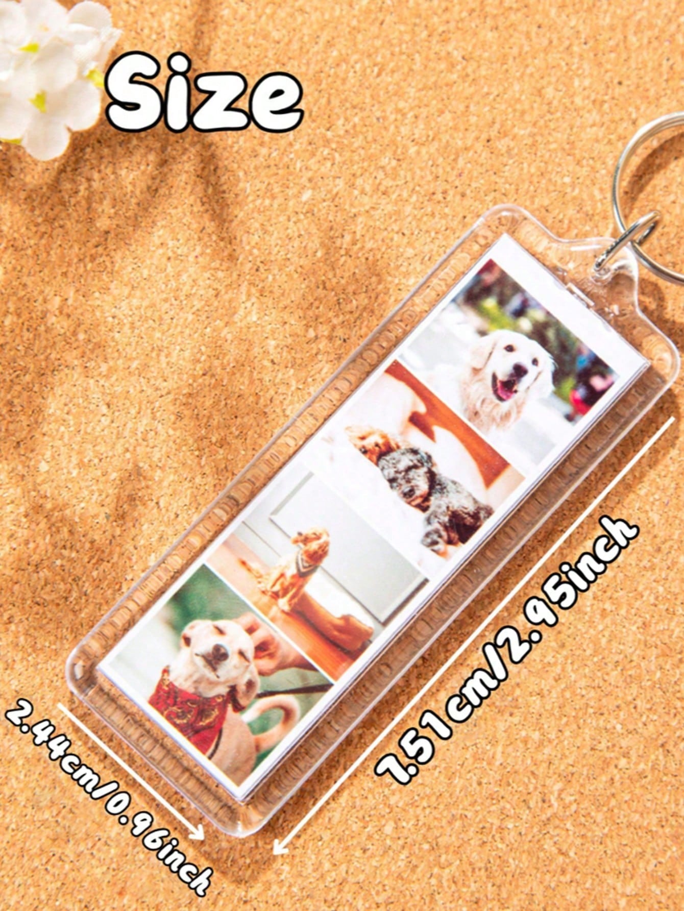 1/3/5 Personalized Photo And Text Keychains, Photo Strip Keychains, Valentine's Day Gifts, Photo Keychains, Anniversary Gifts, Bag Accessories, Birthday Gift