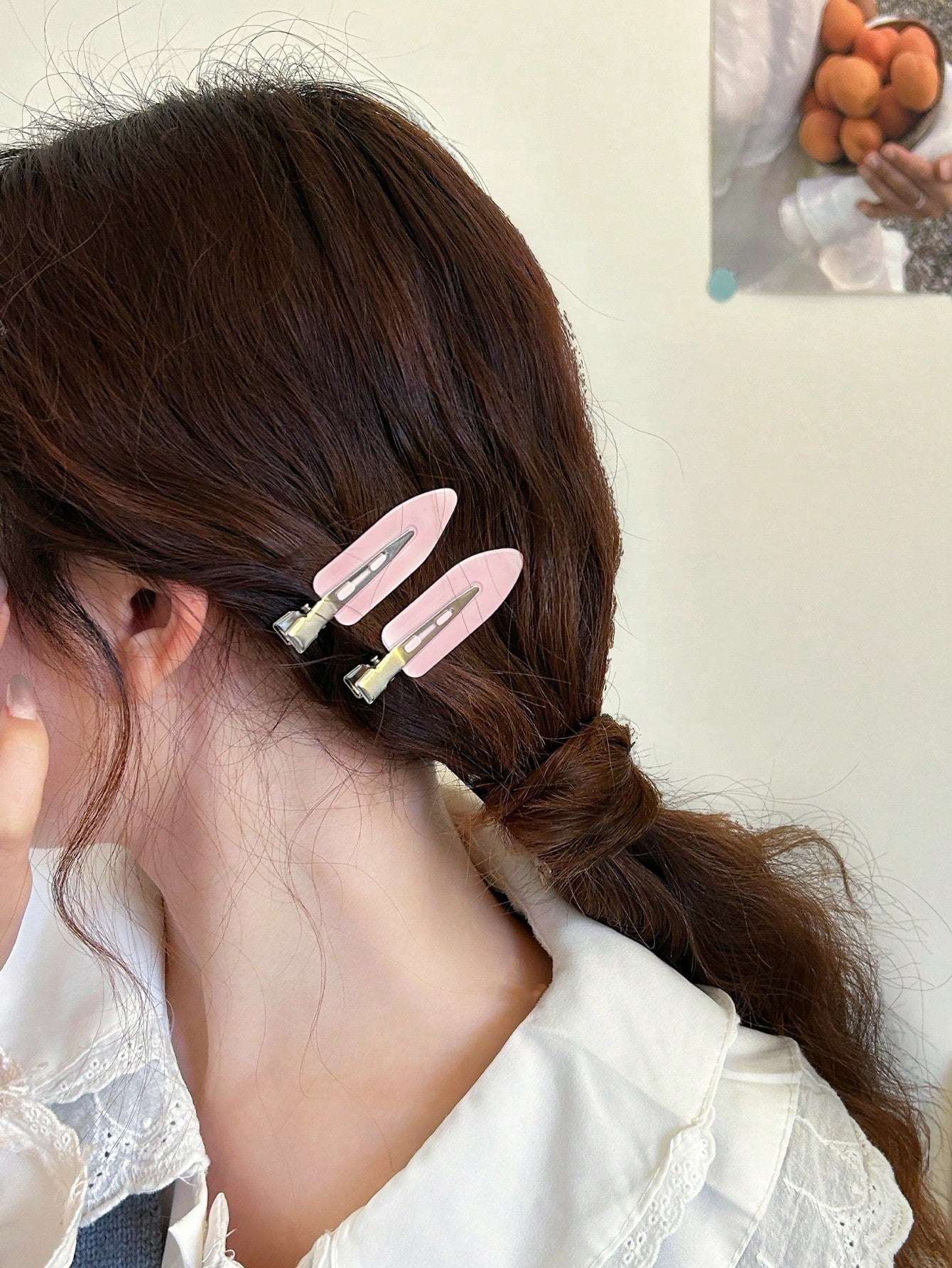 1/30/50Pcs Women's Solid Color Hair Clips, Minimalist Style, Black, Pink, Small Clips, Alligator Hair Clip Design, Hair Accessories, Suitable For Casual Daily And Outdoor Wear, Cute Accessories