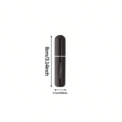 1/5/10/20/50pcs Portable 5ml Mini Refillable Perfume Atomizer, Travel Essential, Household Must-Have, Unisex Spray Cosmetic Container, Suitable As Christmas, Halloween And Other Holiday Gifts