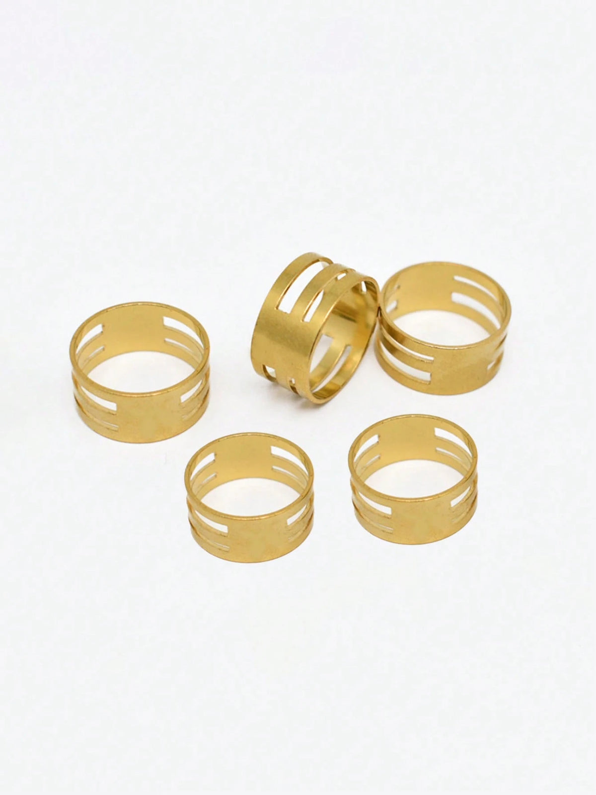 1/5/50pcs Open Jump Rings, Easy To Use Open Rings For Jewelry Bracelet Necklace Making