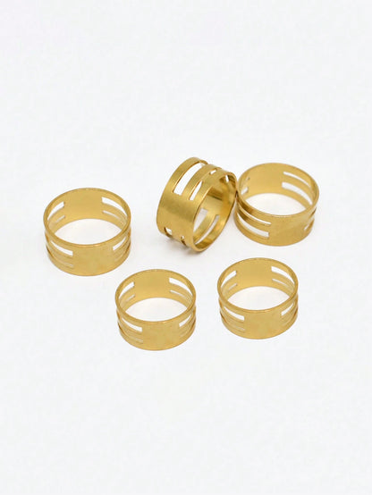 1/5/50pcs Open Jump Rings, Easy To Use Open Rings For Jewelry Bracelet Necklace Making