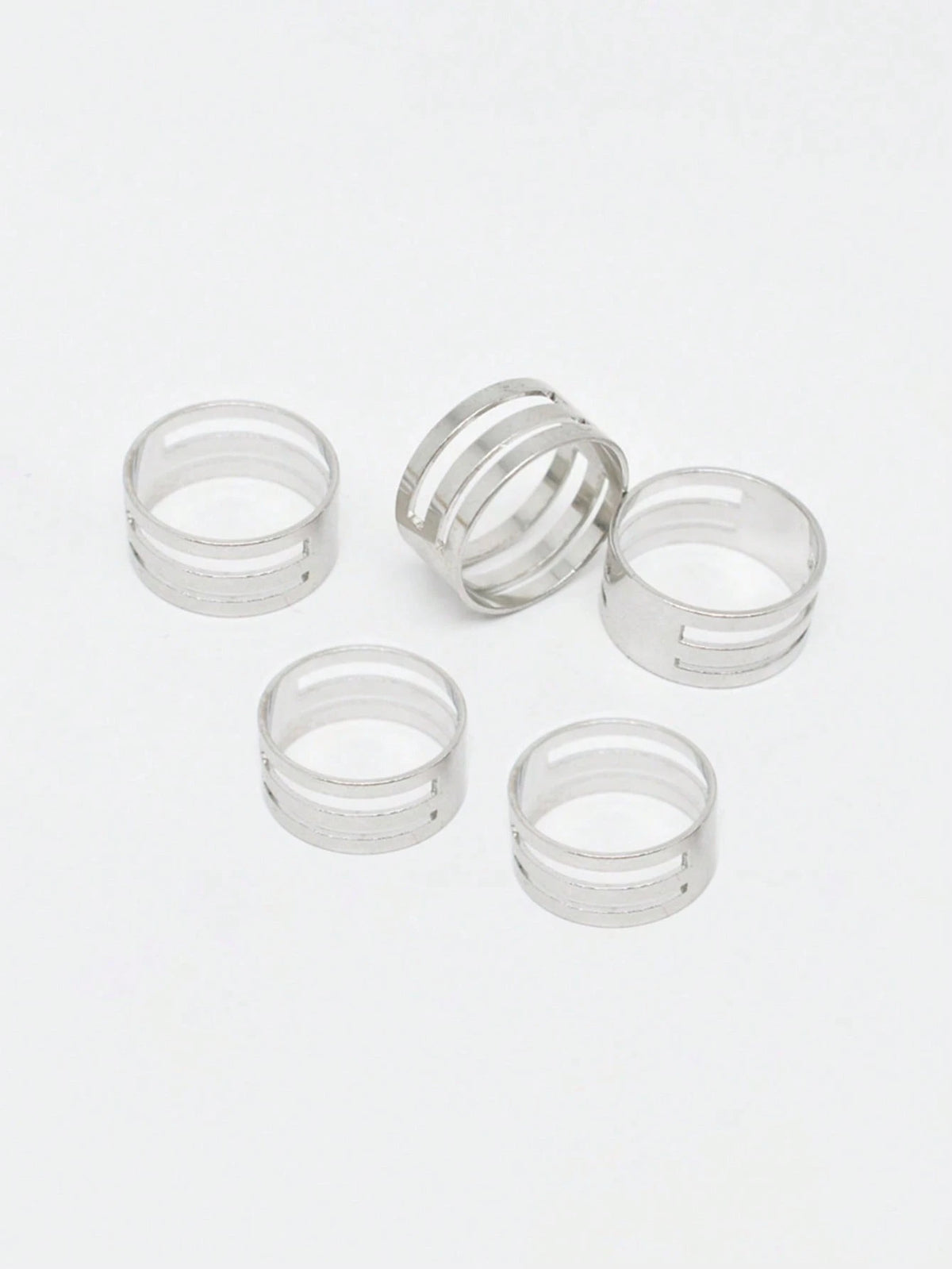 1/5/50pcs Open Jump Rings, Easy To Use Open Rings For Jewelry Bracelet Necklace Making