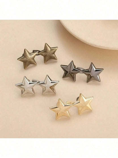 1 Pair/2 Pairs Waist Shaping Wing Buckle, With Detachable No-Drill No-Sew Buckle, Suitable For Jeans- Detachable Waist Belt Tightener