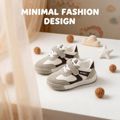 1 Pair Baby Sports Shoes Spring Autumn Fashion New Children's White Shoes Soft Sole Anti-Slip Boys Casual Sneakers Infant Breathable Shoes Soft Upper Breathable Sports Shoes, Suitable For Boys And Gir