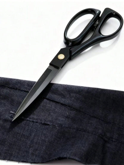 1 Pair Professional Tailor Scissors, Suitable For Cutting Thick Fabrics, Leather And More. Sharp Sewing Scissors Applicable For Home, Office, Artists And Tailors. Arts, Crafts And Sewing Supplies.