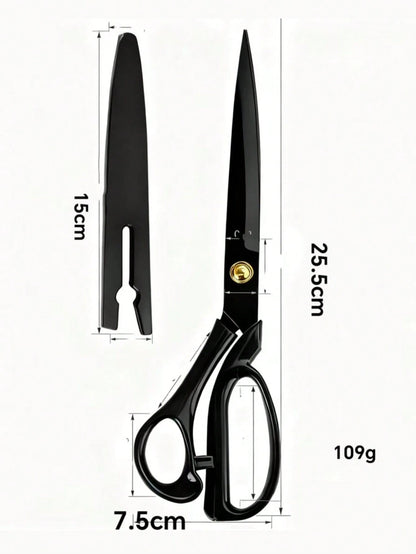 1 Pair Professional Tailor Scissors, Suitable For Cutting Thick Fabrics, Leather And More. Sharp Sewing Scissors Applicable For Home, Office, Artists And Tailors. Arts, Crafts And Sewing Supplies.