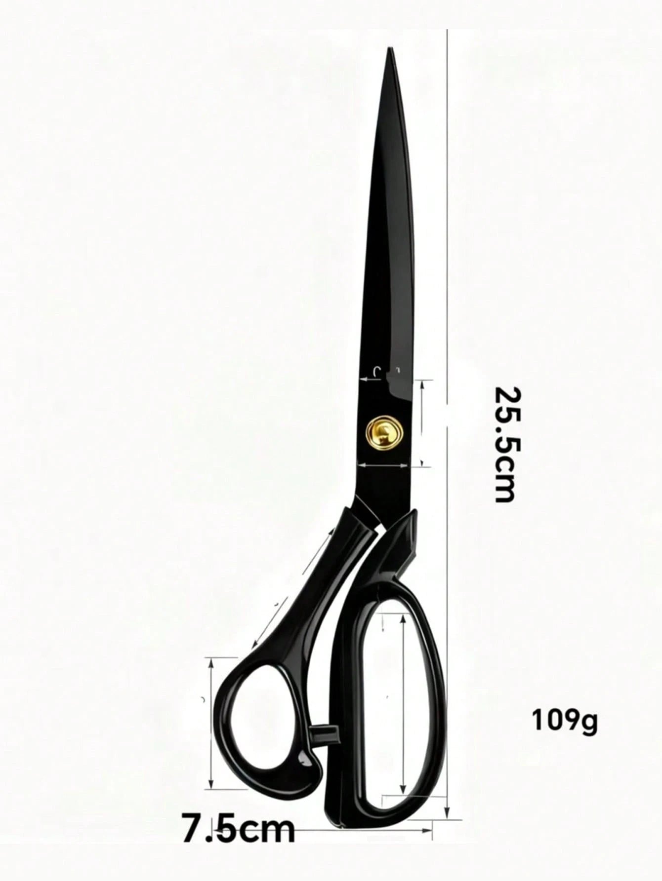 1 Pair Professional Tailor Scissors, Suitable For Cutting Thick Fabrics, Leather And More. Sharp Sewing Scissors Applicable For Home, Office, Artists And Tailors. Arts, Crafts And Sewing Supplies.