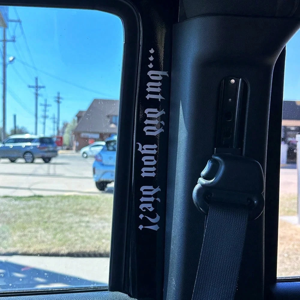 1 Pc But Did You Die Vinyl Sticker, Funny Crazy Driver Decal For Car Door Bumper Rear Windshield, Goth Car Decor Accessories