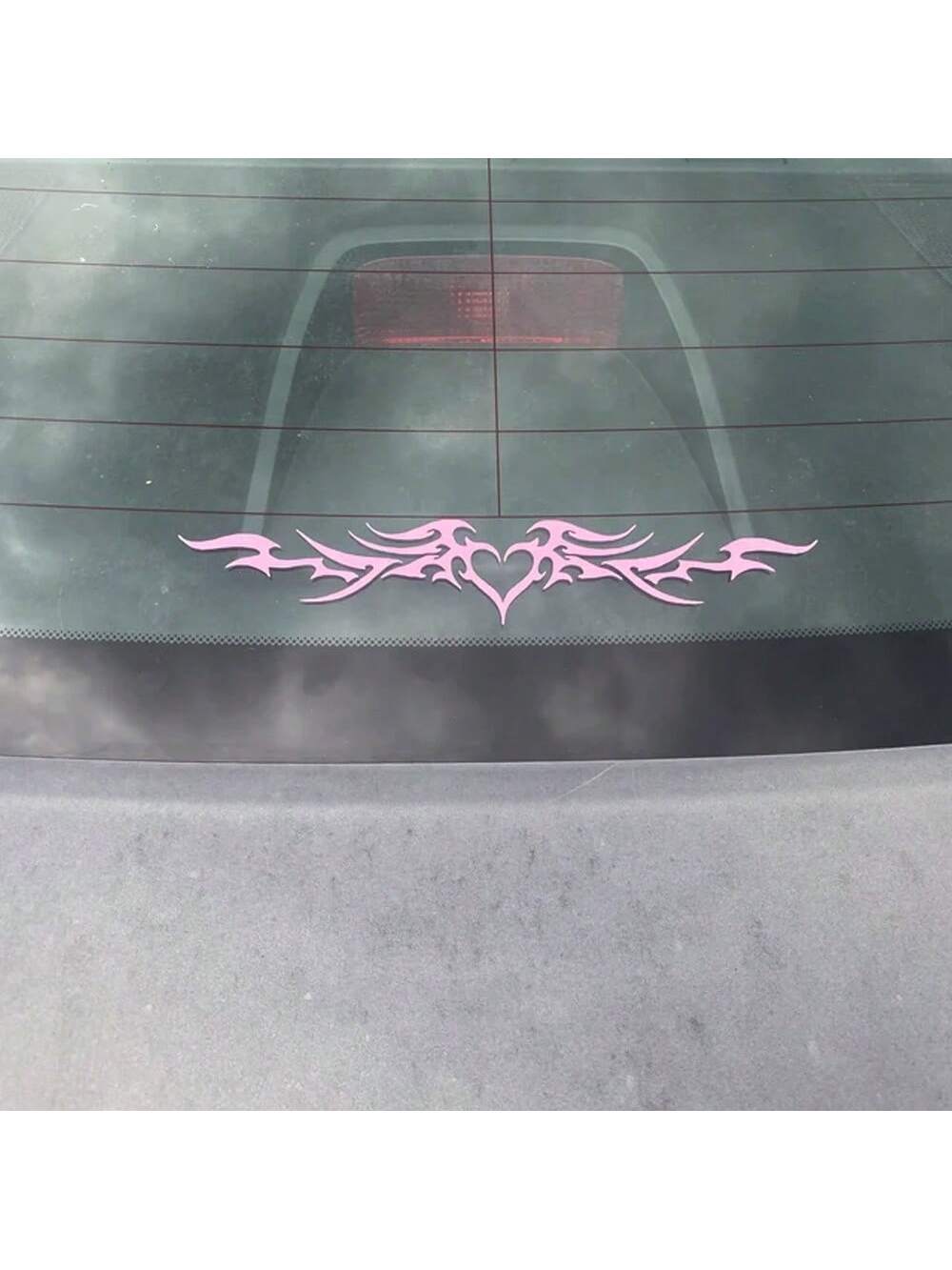 1 Pc Heart Wings Car Bumper Sticker Rear Windshield Decal, Cute Vinyl Y2K Tramp Stamp Decal For Cars, Trucks