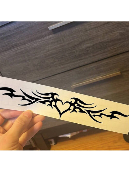 1 Pc Heart Wings Car Bumper Sticker Rear Windshield Decal, Cute Vinyl Y2K Tramp Stamp Decal For Cars, Trucks