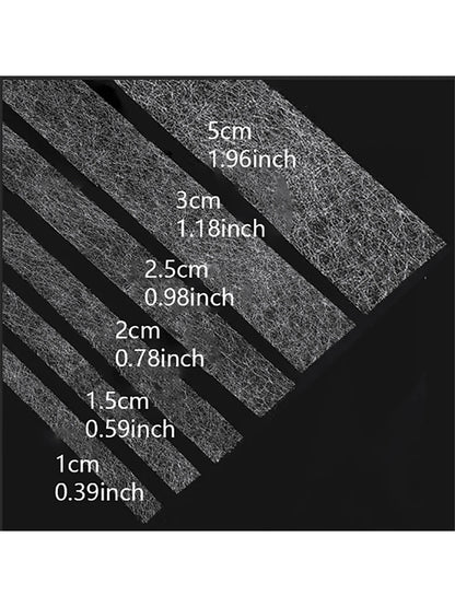 1 Roll 63m Fusible Tape For Clothing Alterations, No-Sew Hem Tape, Iron-On Hemming Tape, Suitable For Altering Clothes, Pants, Jeans, Skirts