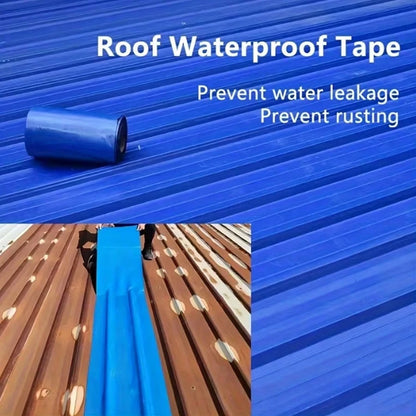 1 Roll Metal Surface & Roof Waterproof Tape- Leak-Proof, Anti-Rust Adhesive For Insulation, Temperature Control, Roof Repair