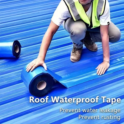 1 Roll Metal Surface & Roof Waterproof Tape- Leak-Proof, Anti-Rust Adhesive For Insulation, Temperature Control, Roof Repair