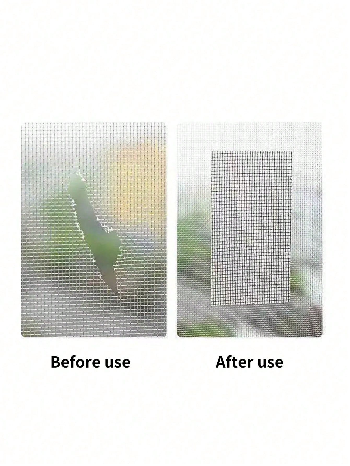 1 Roll Self-Adhesive Mesh Window Repair Tape, Waterproof Tear-Resistant Insect Screen Patch, Strong Adhesive For Cloth And Screens, Suitable For Dorm Room/Curtain Window Repair,Kitchen,Kitchen Accesso