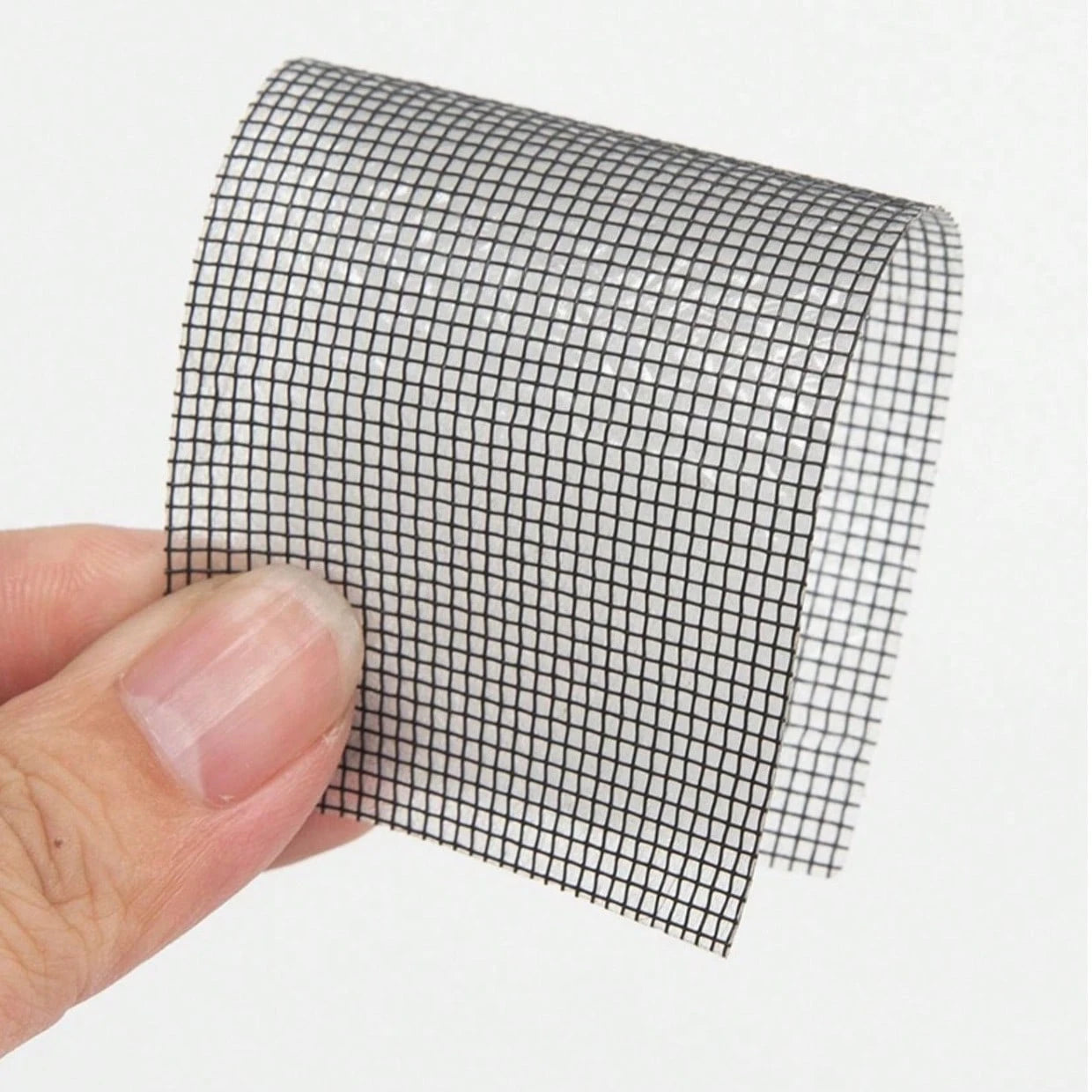 1 Roll Self-Adhesive Mesh Window Repair Tape, Waterproof Tear-Resistant Insect Screen Patch, Strong Adhesive For Cloth And Screens, Suitable For Dorm Room/Curtain Window Repair,Kitchen,Kitchen Accesso